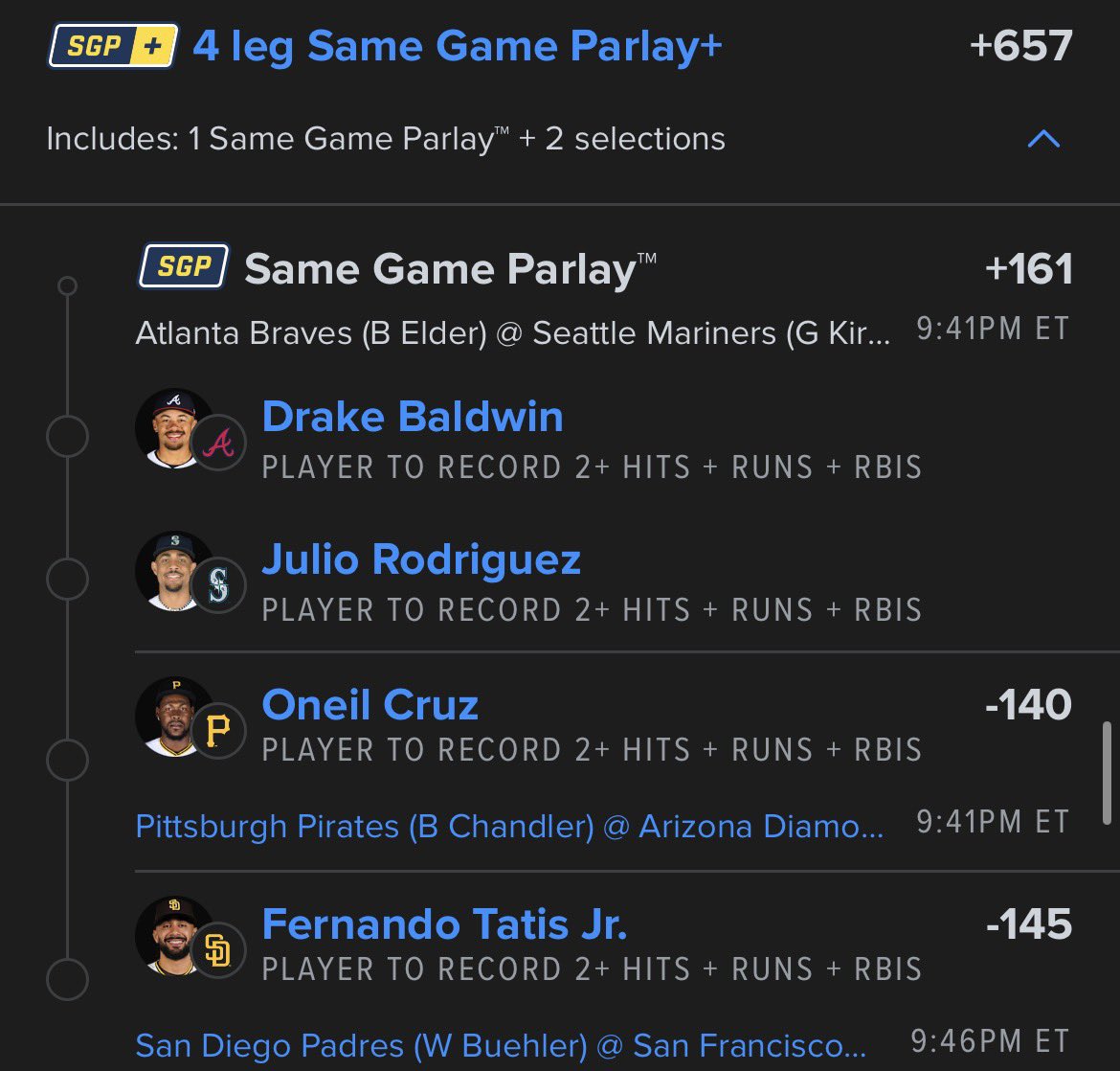 BetMigo's tweet image. #GamblingX #GamblingTwitter #Fanduel #MLB