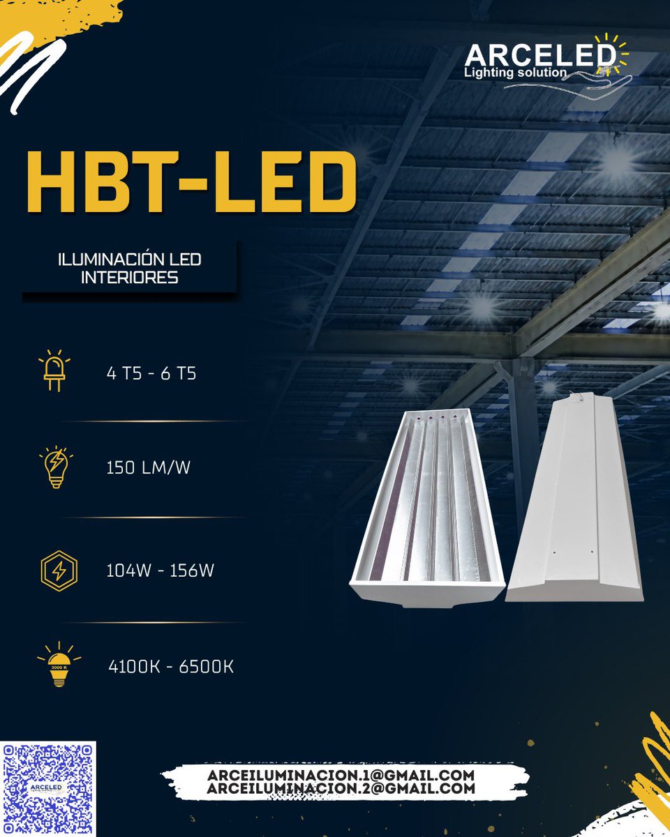 arceiluminled's tweet image. 💡 Modelo: HBT-LED
🔅 Potencia: 104-156 W
👉 Aplicación: Bodegas, almacenes e industrias de gran altura.

Cotiza con nosotros: 
3327993806 / 3315837691

#iluminación #luminaria #led @seguidores @todos @destacar