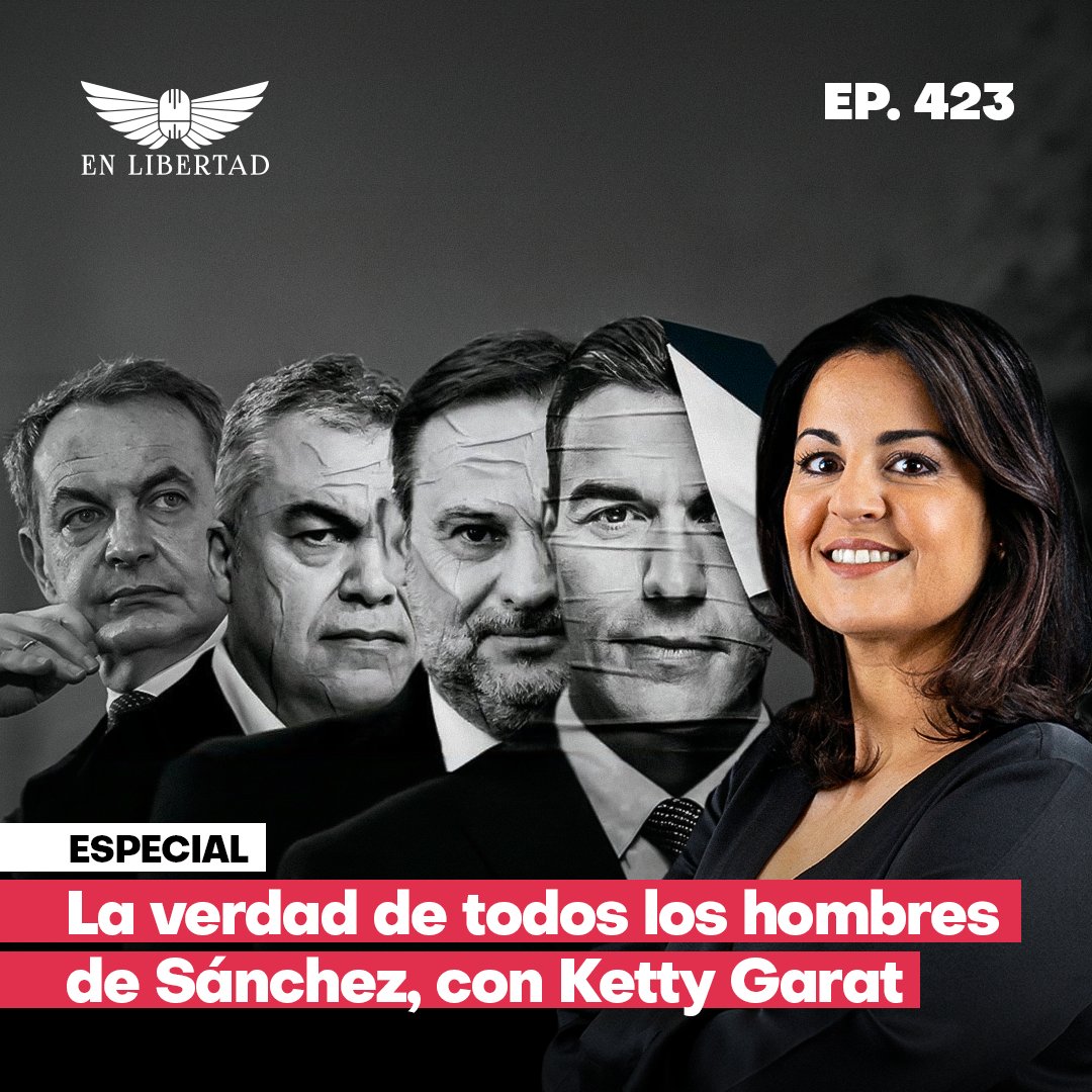 Hoy a las 21h 'En Libertad'. 🎙️🔥

<a href="/janogarcia_/">Jano García</a> repasará la actualidad junto con <a href="/juananrubert/">Juan Andrés Rubert</a>, y en tertulia con <a href="/KettyGarat/">Ketty Garat</a>, <a href="/manuel_llamas/">manuel llamas</a>, <a href="/RubenArranz_/">Rubén Arranz</a> y <a href="/Proserpinasb/">Lupe Sánchez</a> comentarán la trama de corrupción entorno al PSOE a razón del nuevo libro de Garat "Todos los hombres de
