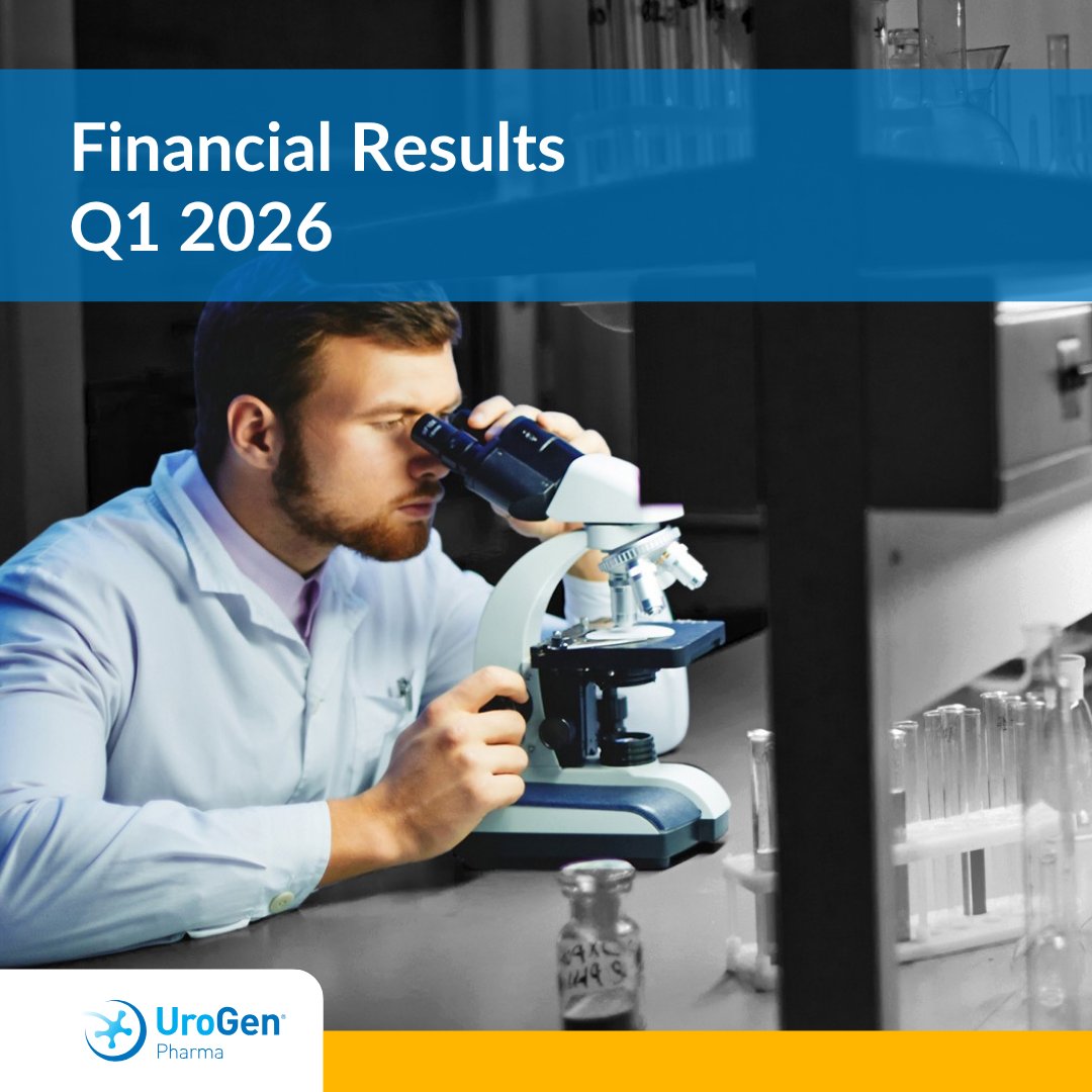 UroGenPharma's tweet photo. Today, we will report our Q1 2026 financial results. Tune in today at 10:00 AM ET to listen in on our live earnings call. https://t.co/ClOj3J4QyM

$URGN https://t.co/68Khscrnne