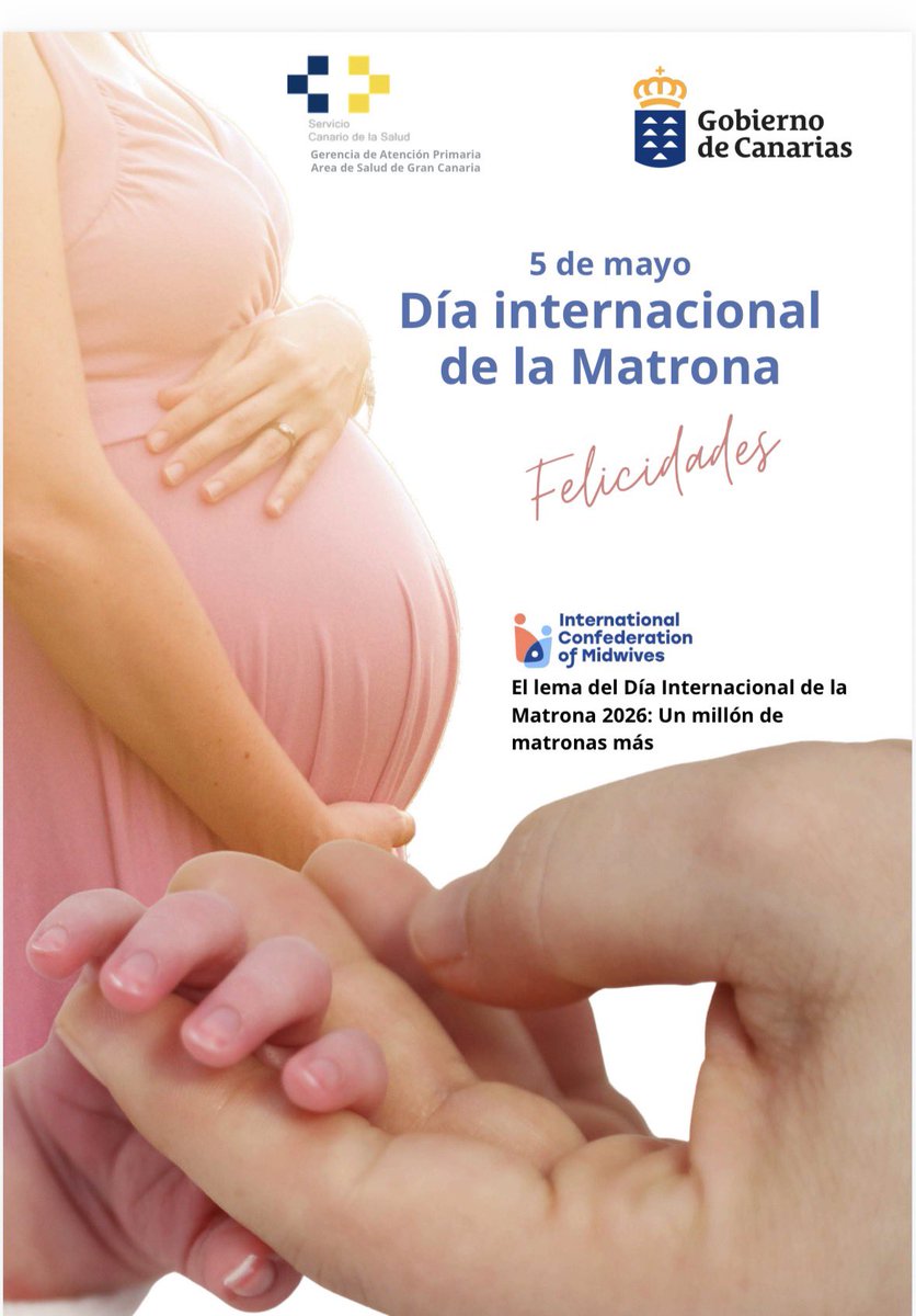 JJSUASA's tweet photo. #GAPGC FELIZ DÍA INTERNACIONAL DE LA MATRONA https://t.co/zz7qSEsZb1