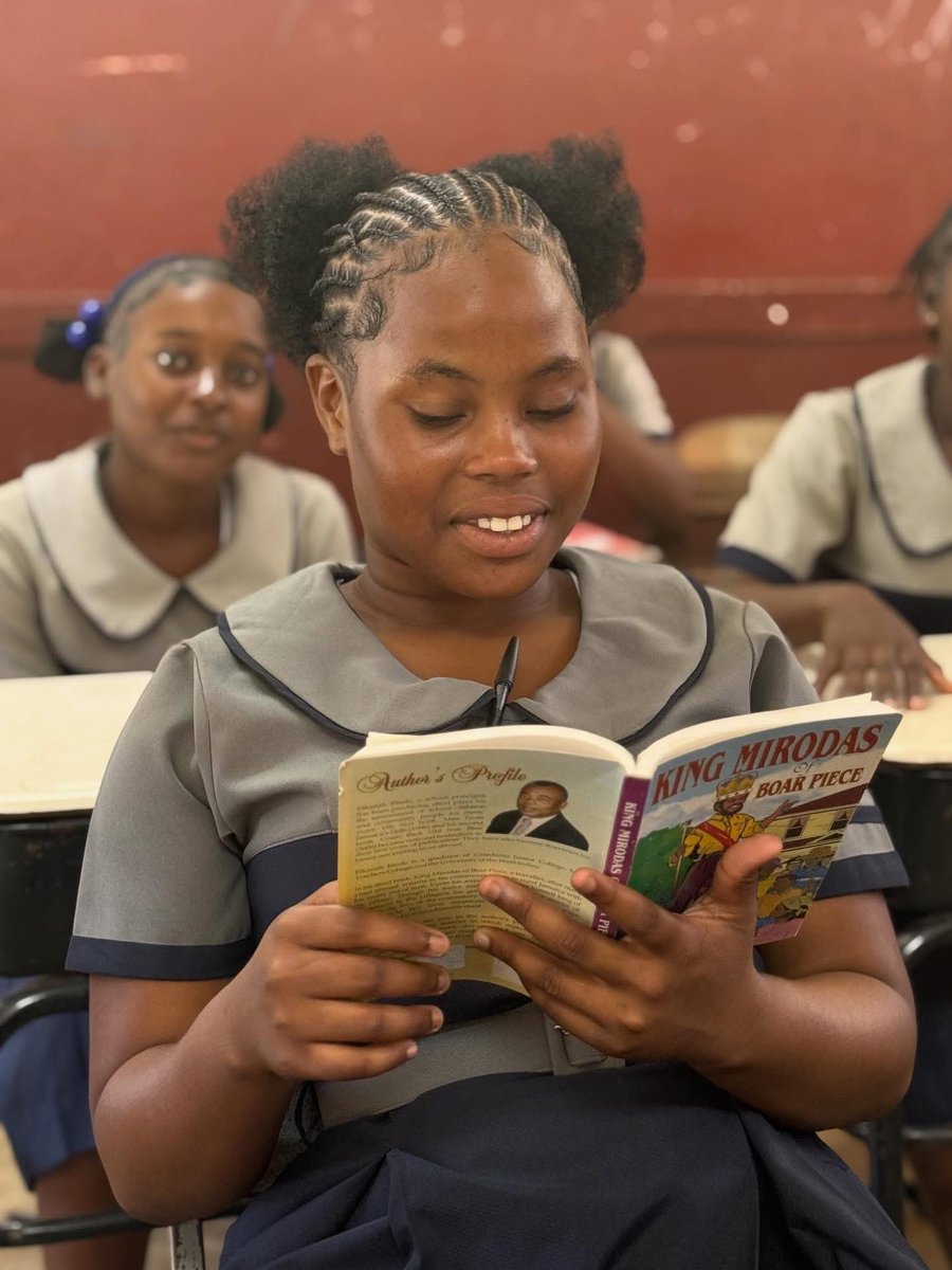 tkmsingh's tweet photo. Thank you NIC #ReadAcrossJamaica2026 #NewForestHigh @newforesthighja 
My heart is so so full https://t.co/JOFsC1m1xN