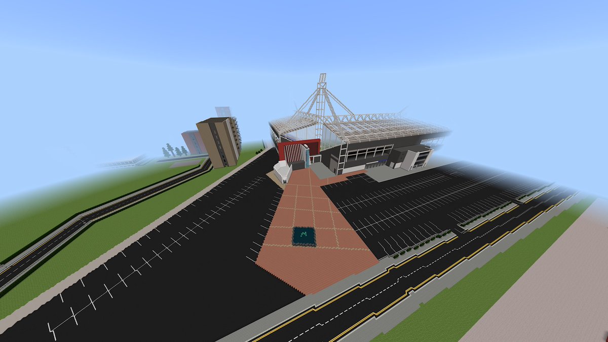RhysPnefc's tweet photo. Just realised i never posted the outside 😅 
But Deepdale, all done and dusted. A beaut in game, a beaut in real life. 

Once again designed by @LXCreations_ and rebuilt with @YTSteveGames &amp; @TTVMFJPlayz  

UTW 🤍
#pnefc @pnefc https://t.co/DgiyF6lIIa