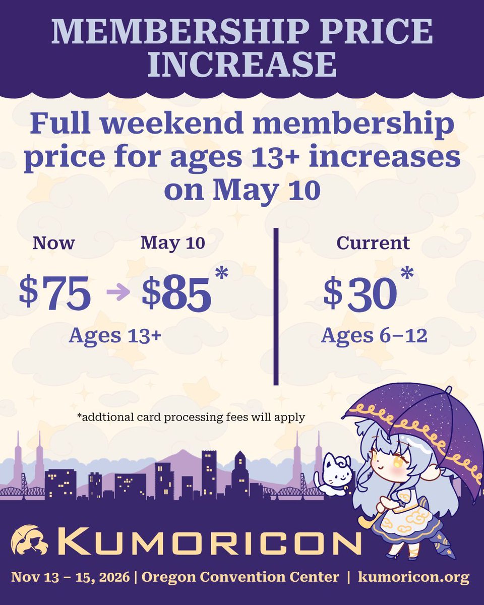 Kumoricon ☁ tweet media
