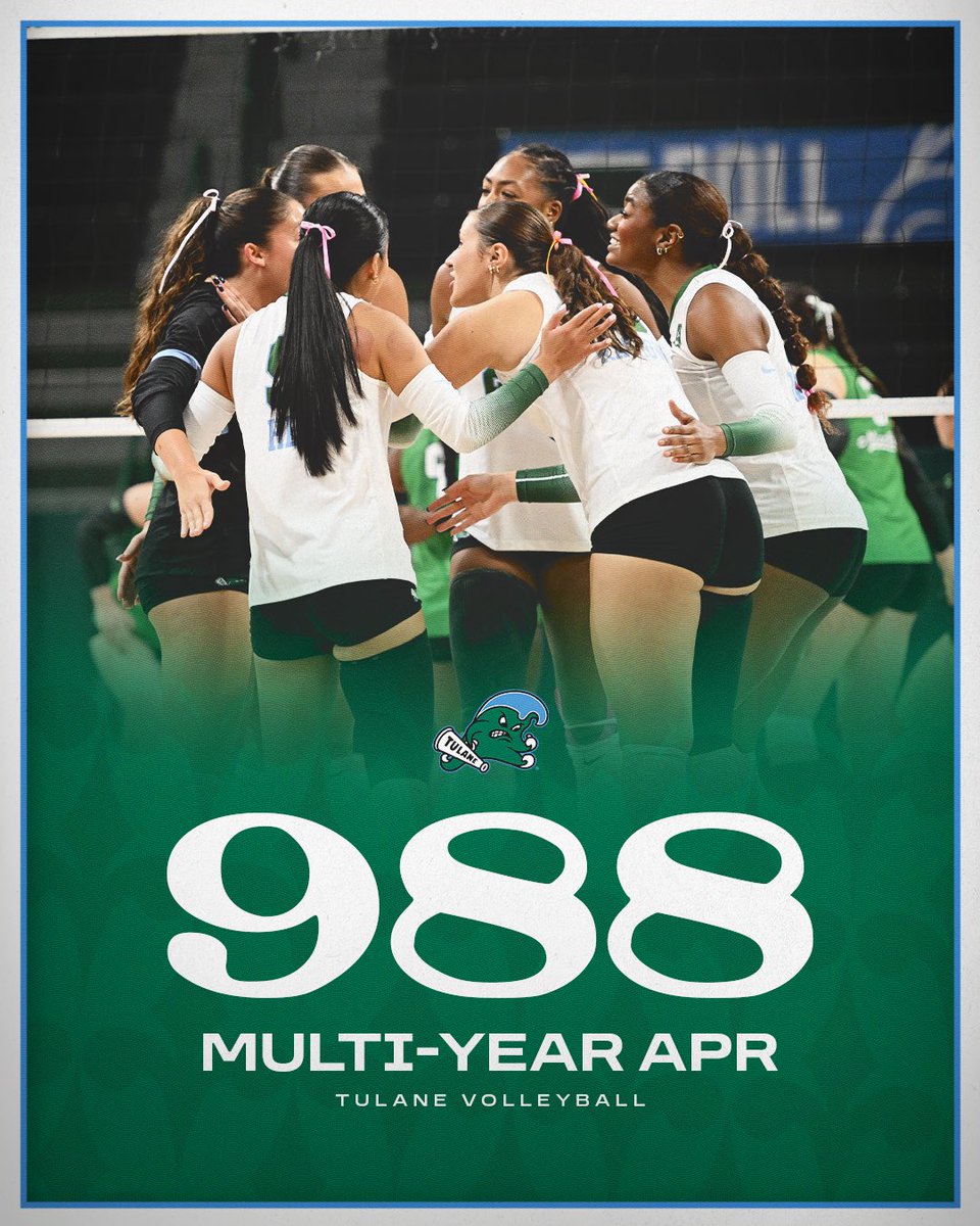 Tulane Volleyball tweet media