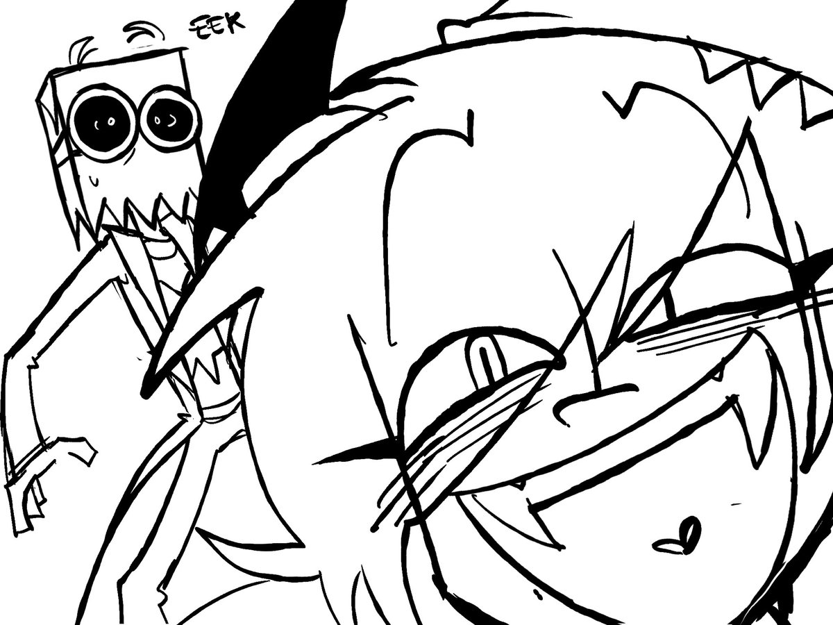 doodle i made for my ask blog that everyone should check out Ok? Ok Link in replies #villainous
