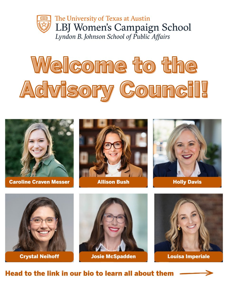 LBJ Women's Campaign School tweet media