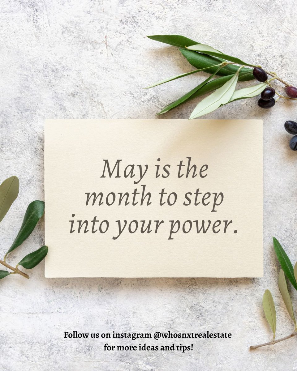 whosnxtrelestat's tweet image. May is the month to step into your power 
and powerful decisions create powerful results.

If buying or selling is on your heart, trust that instinct.
Let’s build your strategy.💪 🏠 🔑 
DM to get started. 📲 📩 

#joepratherrealtor #whosnextrealestate #realestateagent