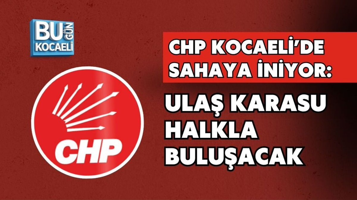 bugunkocaeligzt's tweet image. CHP KOCAELİ’DE SAHAYA İNİYOR: ULAŞ KARASU HALKLA BULUŞACAK bugunkocaeli.com.tr/chp-kocaelide-… #CHP #Kocaeli #UlaşKarasu