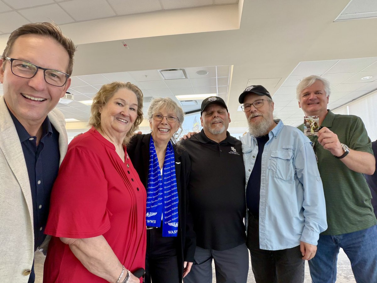 DamonCrumpFilms's tweet photo. Great seeing Nancy Parrish, Mike Bettersworth, Margaret Kramer, Ron Garrett &amp; Korpi &amp; Corey. #WingsAcrossAmerica https://t.co/NEN0PsezIL