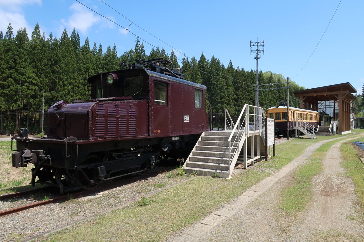 廃線・廃車めぐりその1-3。 蒲原鉄道ED1号機。 S5(1930)、五泉～加茂