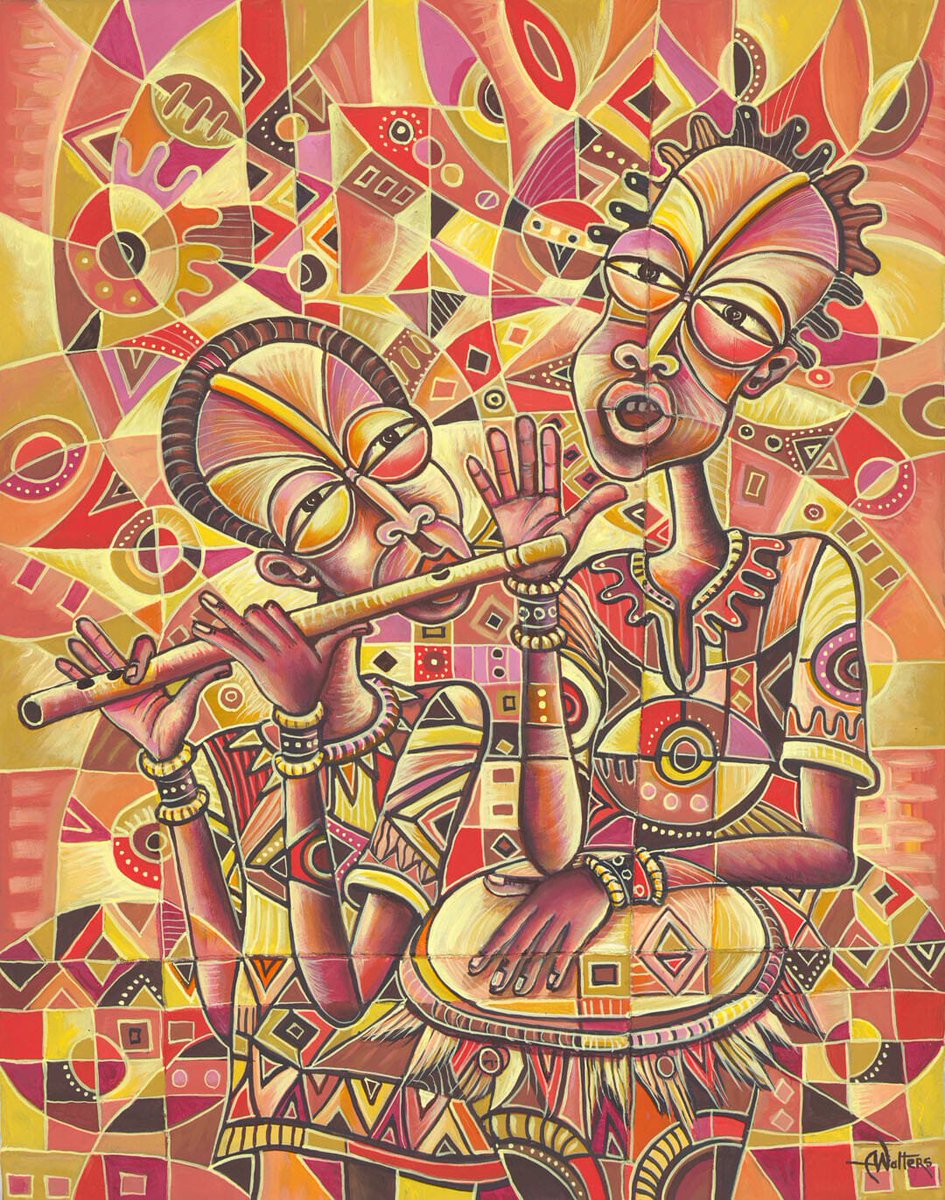 Angu Walters 🖌 African Paintings tweet media