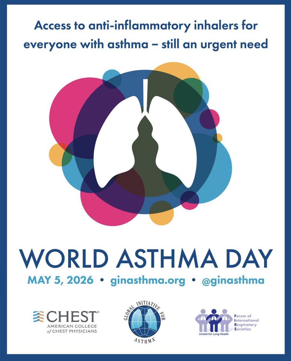 #WorldAsthmaDay from <a href="/accpchest/">CHEST</a> |