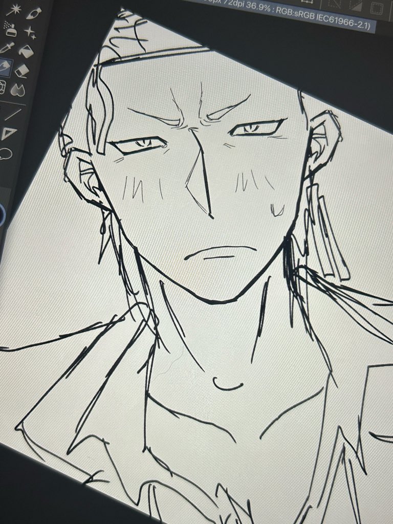 luv_kit0's tweet photo. 忙しすぎて全然描けてないけど今月中に絶対ラフ提出とハピバイラストは描くぞ！という気持ち https://t.co/JdV77X9PE9