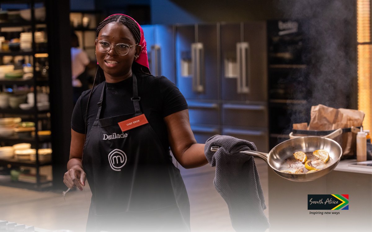 masterchefngr's tweet photo. Demi takes the win with a standout dish and heads to South Africa for a luxury culinary tour 🇳🇬✈️🇿🇦✨
Courtesy @Travel2SA1 
The journey just started who’s next? 👀🍽️
Sundays, 7PM on Africa Magic Showcase &amp; Family
#MasterChefNigeria #MasterChefNG #SAtours #FindYourJoyInSA https://t.co/w7Xt1hsecb