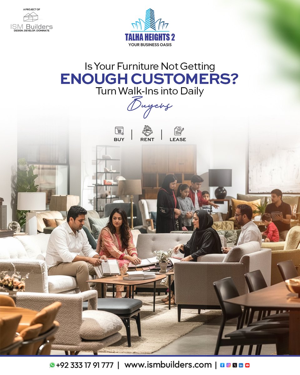 ISMBuilders's tweet photo. Is   Your Furniture Not Getting Enough Customers
#FurnitureShowroom   #InteriorDesign #TalhaHeights2 #LuxuryLiving #HomeDecor #CommercialSpace   #ShowroomDesign #RawalpindiRealEstate #FurnitureBrand #RetailDisplay   #ModernInterior #BusinessVisibility #PremiumRetail #Architecture https://t.co/MKalWCDPbp