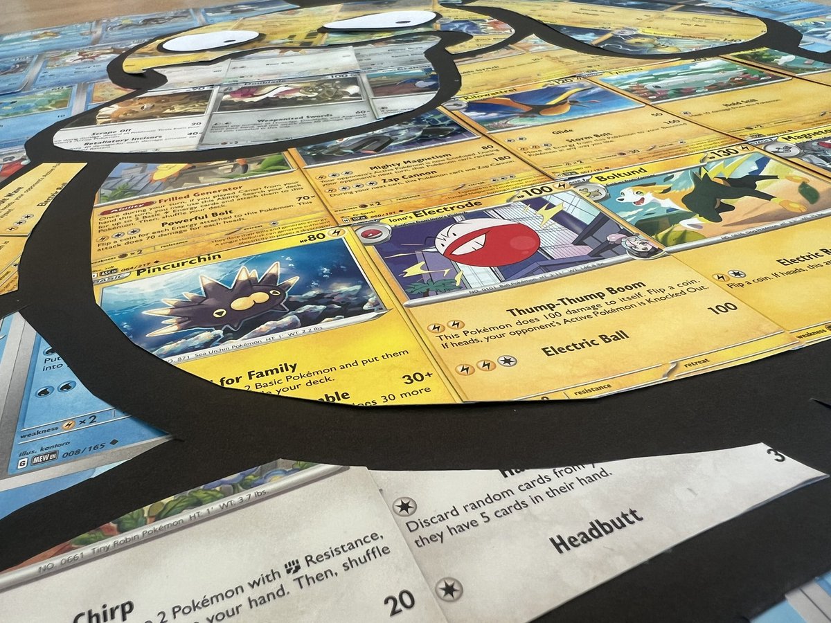 TerraCalaway's tweet photo. Found a new use for my random bulk cards... 🥰 https://t.co/5JqI9a92Cg