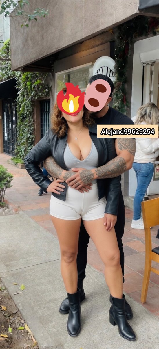 Desayunando con mi marido un seguidor increíblemente nos reconoció.. y por supuesto se llevo fotito..con arrimon 🙉💋