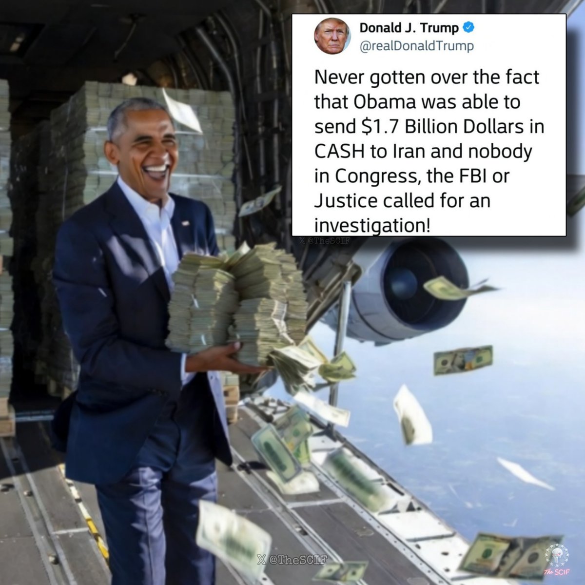 The SCIF tweet media