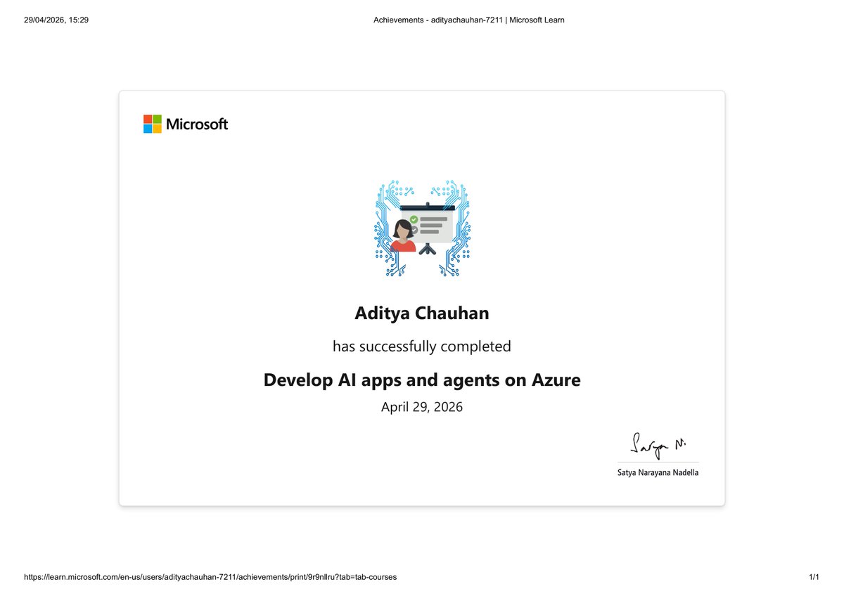 Aditya Chauhan tweet media