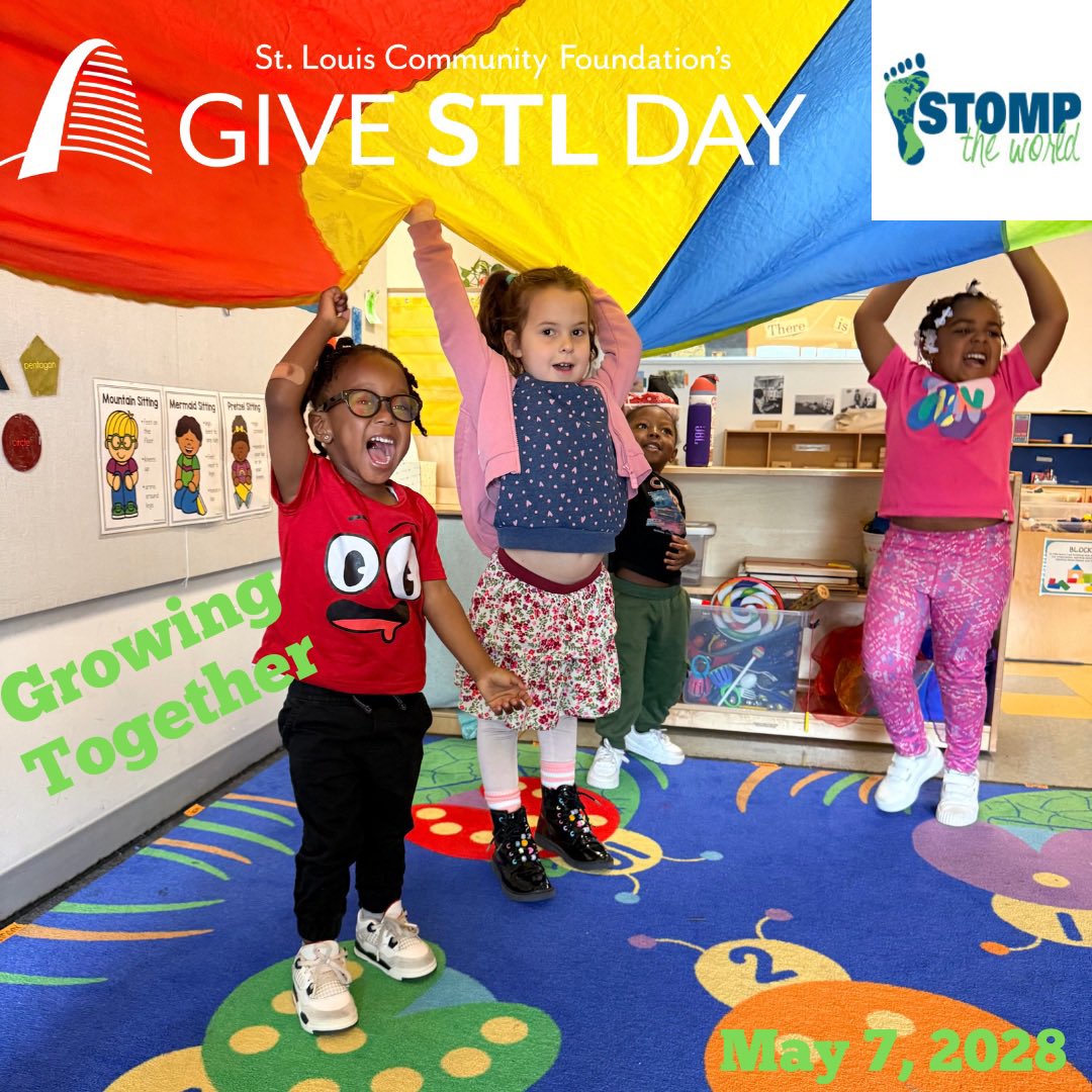 stomptheworld's tweet image. Thursday (5/7) is #GiveSTLDay a donation of any amount helps our mostly volunteer run #nonprofitorganization continue expanding our impact and mission in the greater #STL area. givestlday.org/stomptheworld