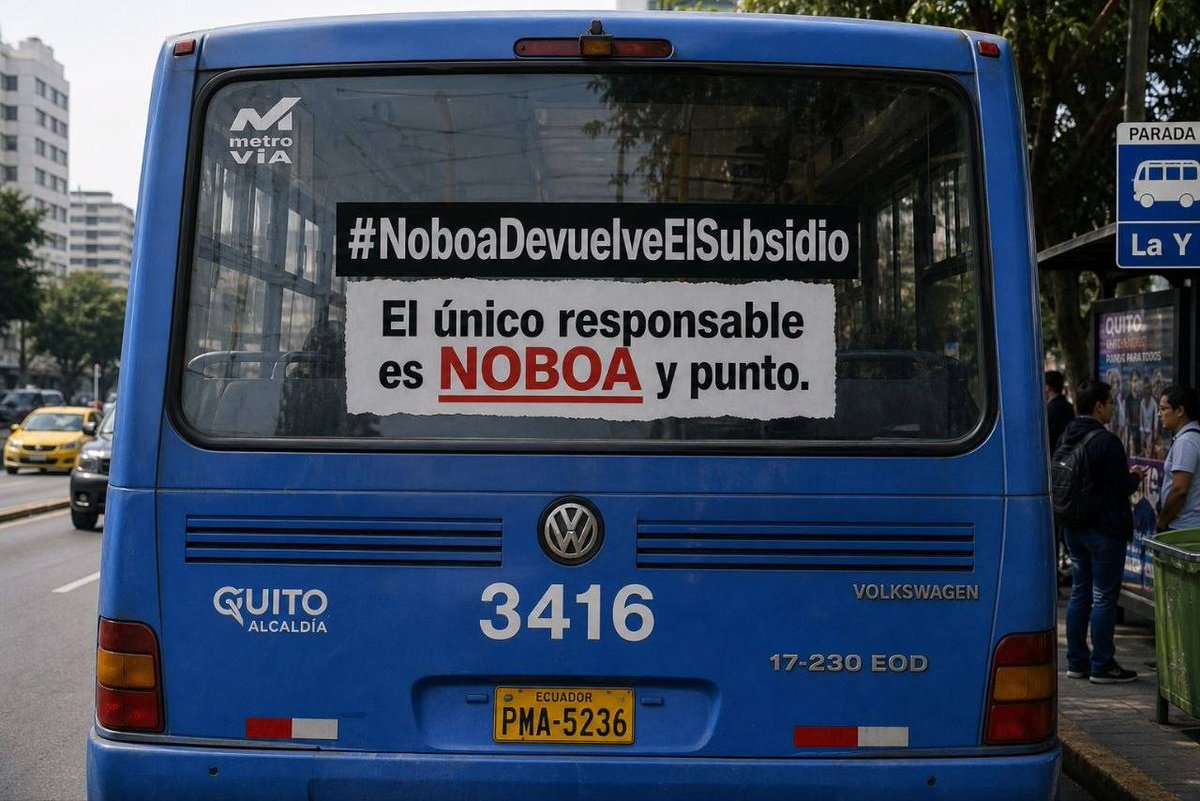 GustavoMateusA's tweet photo. 🔴🔴 #NoboaDevuelveElSubsidio https://t.co/v7Ondd6OIz