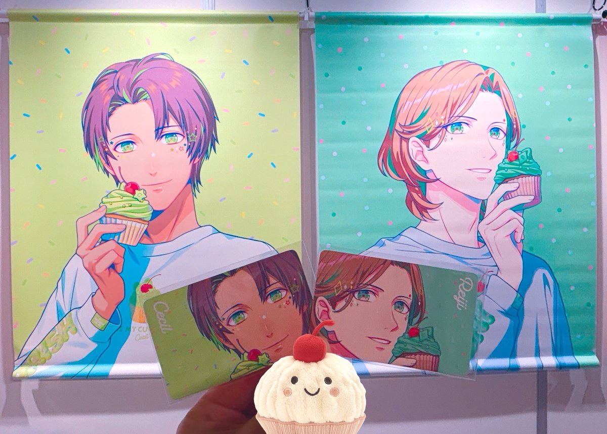 rnrnfffn's tweet photo. 顔がいい🧁！天気が良くて良かった🌞！オワリボンちゃんがお揃いのビーズストラップ作ってくれて泣🌼 https://t.co/e3BA8HggFm