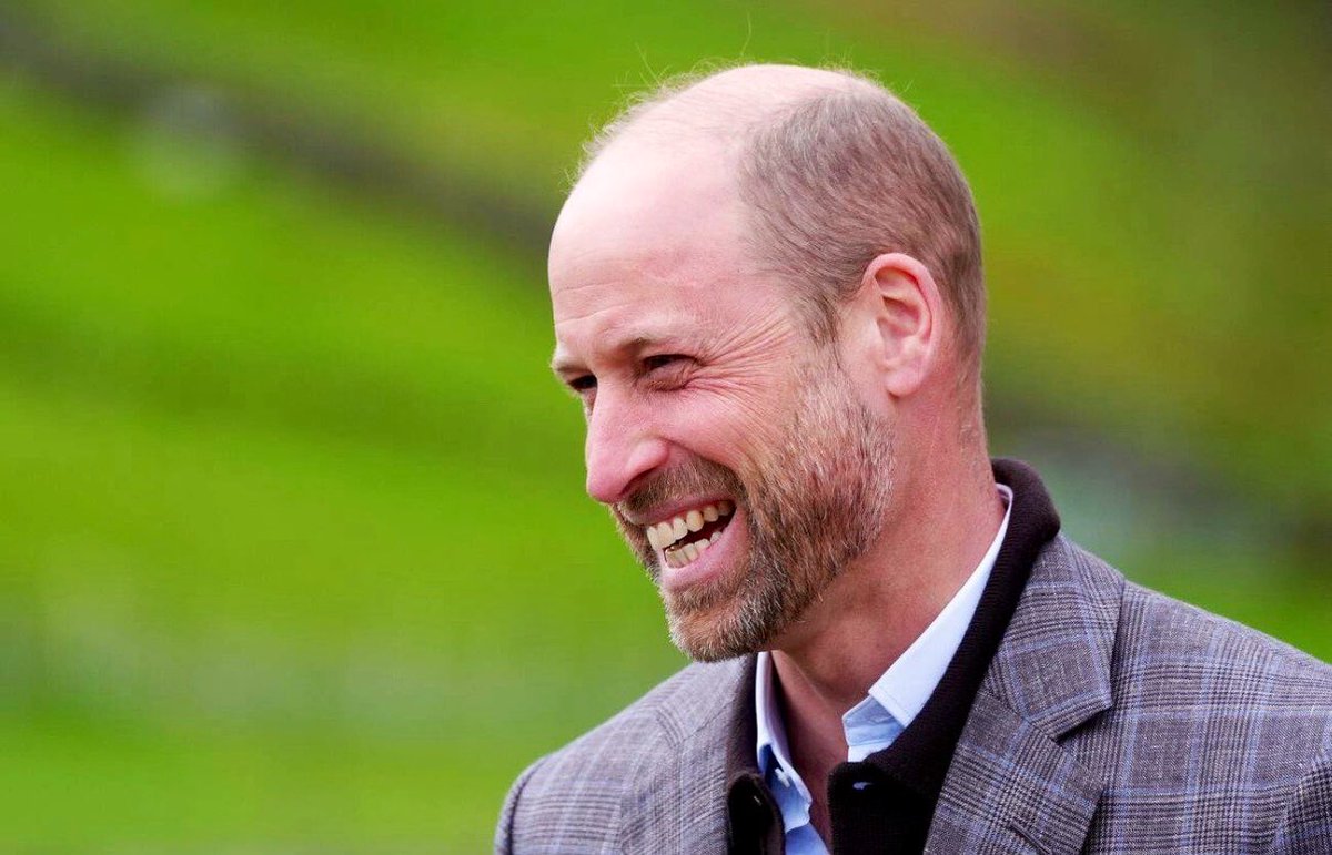 After what he’s been through the last few years, it’s wonderful seeing Prince William so happy again.