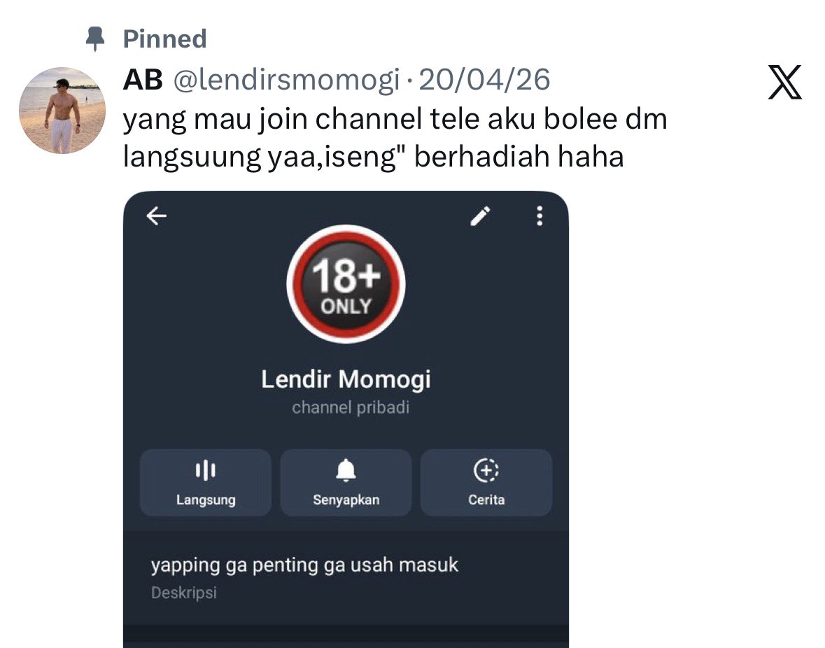 BanyuBiruAs's tweet photo. udah mah ngefake

jual lendir momogi pula,

kadang sedih sama kasian sama orang kaya gini, https://t.co/MtqASSJDZb