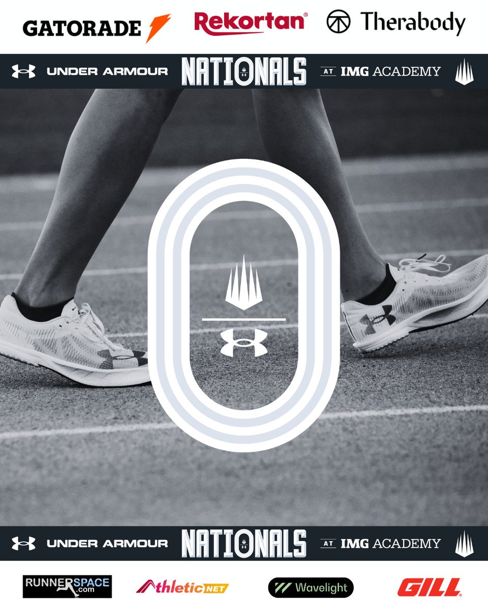 runnerspace's tweet photo. 2️⃣4️⃣ days to go.
Under Armour Nationals is almost here.
📍 Bradenton, Florida.
🗓️ May 29-31
Register ➡️ https://t.co/DmCW7mVzs6
All meet information ➡️ https://t.co/eRKG42m0AU
#UATFNationals #RunnerSpace #UATrack #UANationals #partner https://t.co/Tq0Cwek7T4
