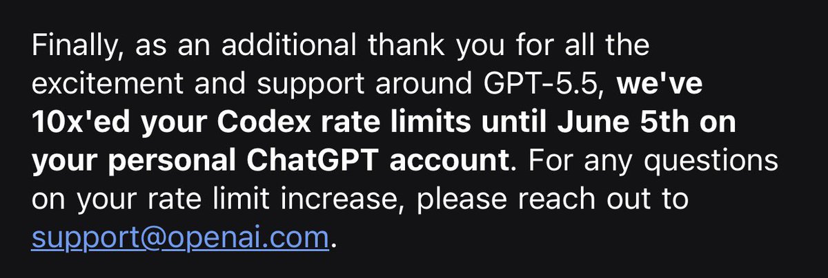 This is insane on top of a pro account, especially given that we’ll probably get a few resets for 5m, 6m users 

I won’t let you down. 

I’ll use every token
