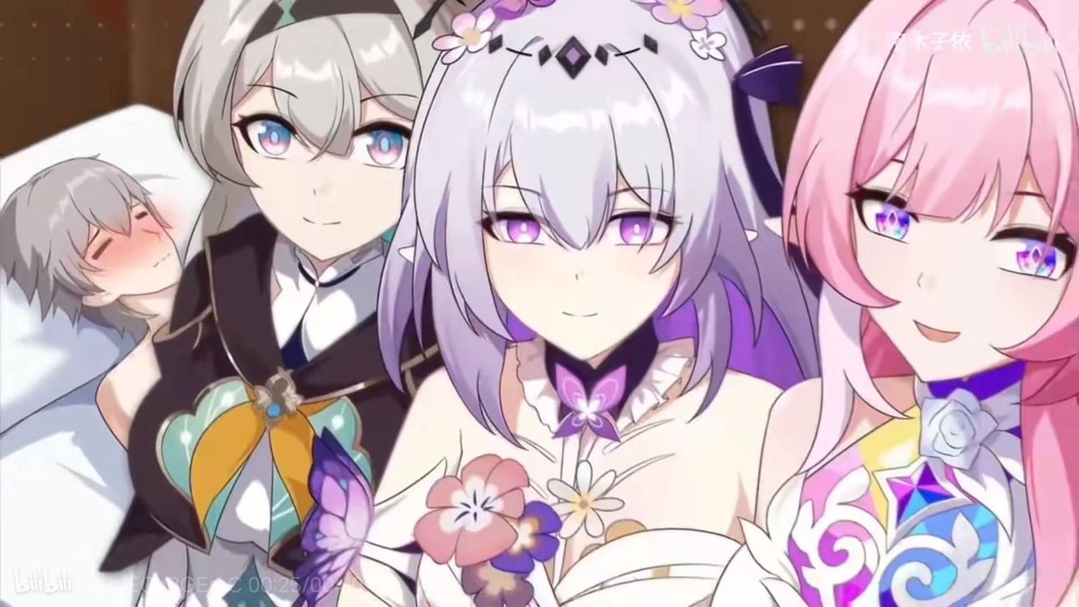 The (not so) sad life of Harem protagonist 💚💜🩷