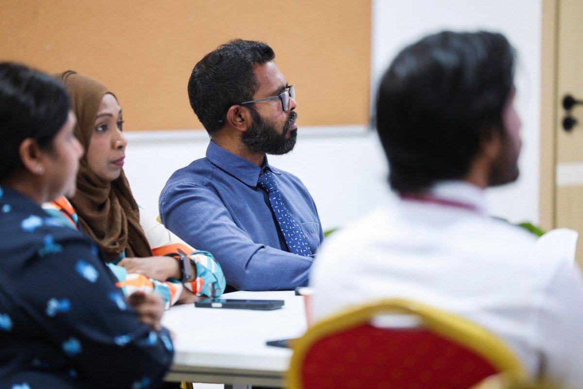 MoHmv's tweet photo. In collaboration with the Family Protection Authority and UNDP Maldives, and with support from the EU Maldives through the #AIMproject, the second iteration of the orientation programme on the Media Guideline on Reporting Gender-Based Violence (GBV) and Domestic Violence (DV). https://t.co/kVbR011p0M