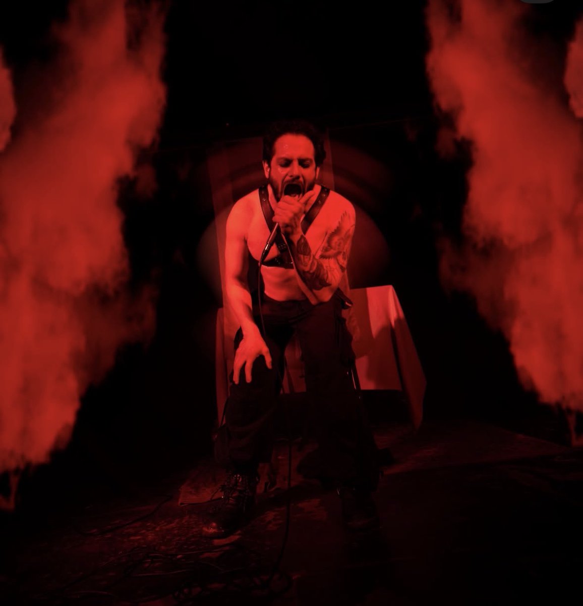 KrackMetal's tweet photo. What's you favorite @KrackMetal VISUAL, 1, 2, 3 or 4th (from top left to bottom right)? #metal #trapmetal #live #hardcore #industrial https://t.co/ZQSaHQBarD