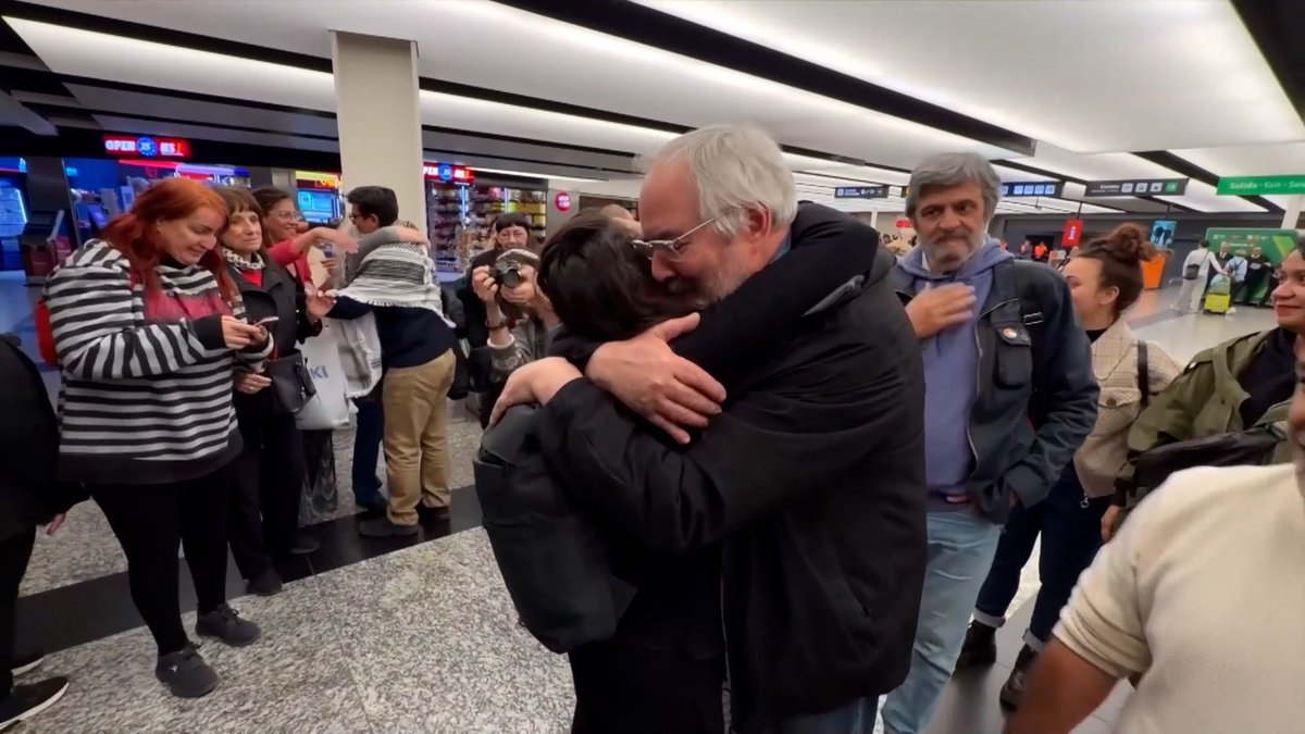 orbitnewshub's tweet image. Released Flotilla activists returning to Argentina accuse Israeli forces who detained them of subjecting them to "torture" while in custody. #HumanRights #Flotilla
