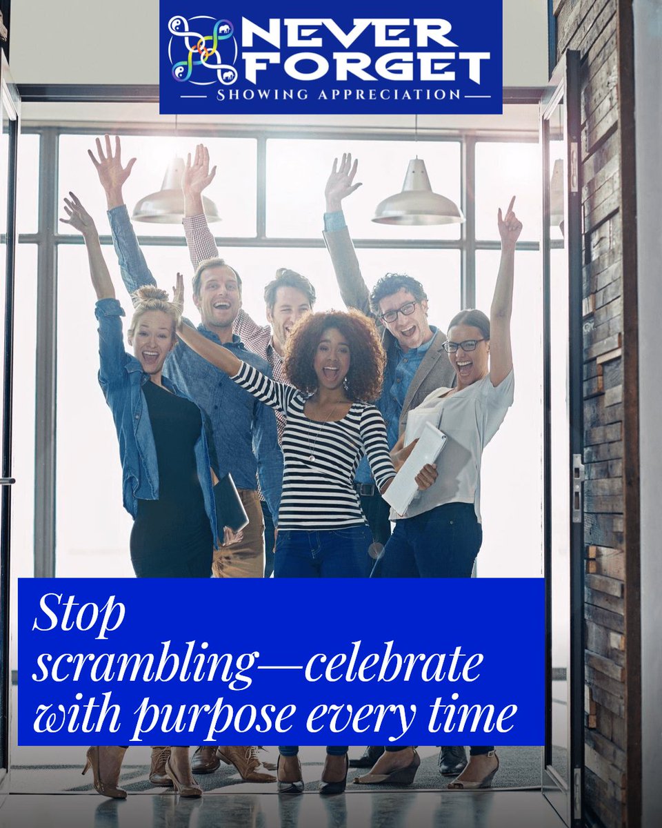 Raymond22816940's tweet image. Waiting until the last minute to celebrate feels rushed and empty. What if your business could shift to proactive appreciation? Imagine thoughtful, timely recognition that builds loyalty and morale every time.

Learn More neverforgetappreciation.com #EmployeeAppreciation