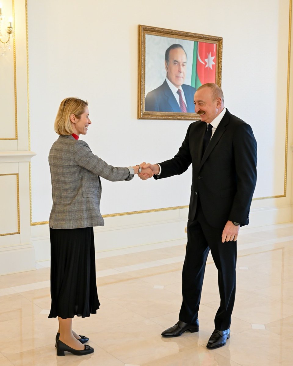 RT by @mikenov: Azerbaijan is a valued and reliable energy partner for the EU, so it was good to be in Baku today for talks with @presidentaz Ilham Aliyev and Foreign Minister @Bayramov_Jeyhun. Strengthening connectivity between the EU and the South Caucasus is in our shared strategic interest…