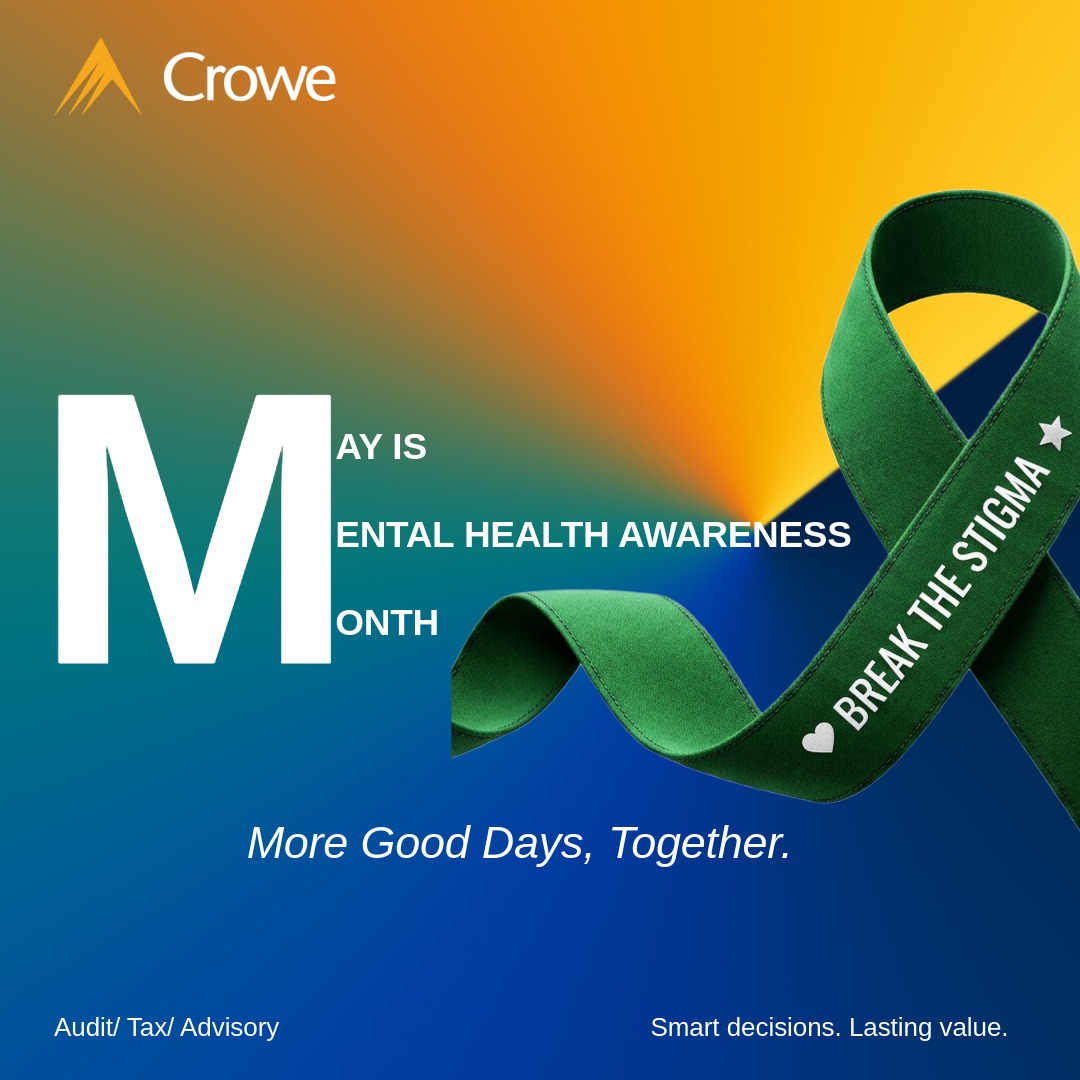 ZwCrowe's tweet photo. This year’s theme, More Good Days, Together, reminds us that mental wellbeing is shaped through connection, understanding, and timely support.

#MentalHealthAwarenessMonth #MoreGoodDaysTogether #MentalWellbeing #CommunityCare https://t.co/9ePz5wKy0K