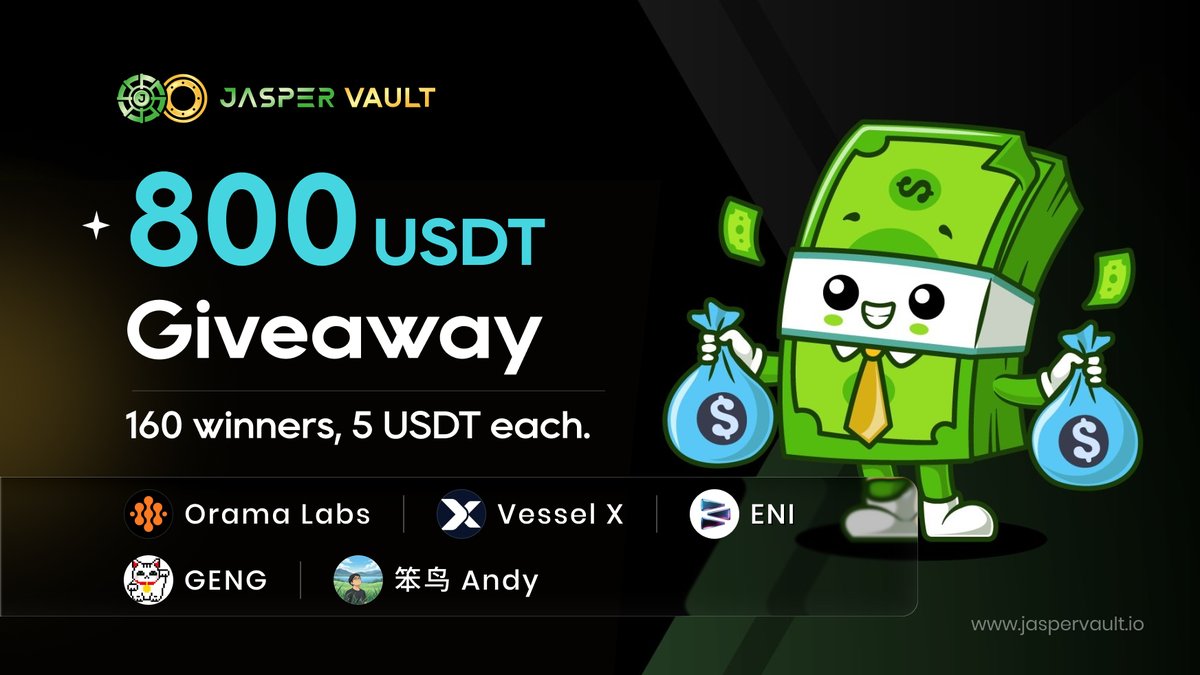 🎁 IT’S TUESDAY – LET’S GO! 800U GIVEAWAY 🎁

We + our partners = real support. No empty words. Just help that actually counts. ❤️

Here’s how to enter 👇
1⃣ Follow <a href="/ENI__Official/">ENI</a> <a href="/geng_one/">GENG</a> <a href="/BitpushNewsCN/">笨鸟 Andy</a> <a href="/VesselX_/">Vessel X</a> <a href="/Orama__Desci/">Orama Labs</a> <a href="/Airdrop_leaf/">日记🐬TermMax</a> 
2⃣ Comment below &amp; retweet this
