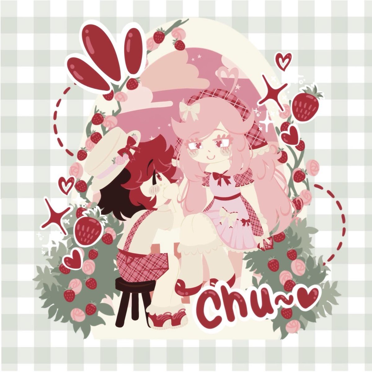 strawbun_mi's tweet photo. ˚˖𓍢ִ🍓. ݁𐙚 art for an acrylic stand i made of my ocs, I sold them at my art market at school !!

#digitalart #artmoots #arttwt #ocs https://t.co/x3wXz6ETXI