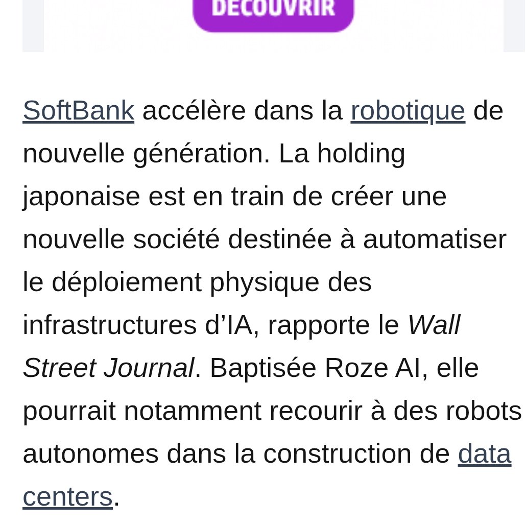 cWilly4's tweet image. #Construction

Des #DataCenter dressés par des robots autonomes de #SoftBank 

Ça va secouer.