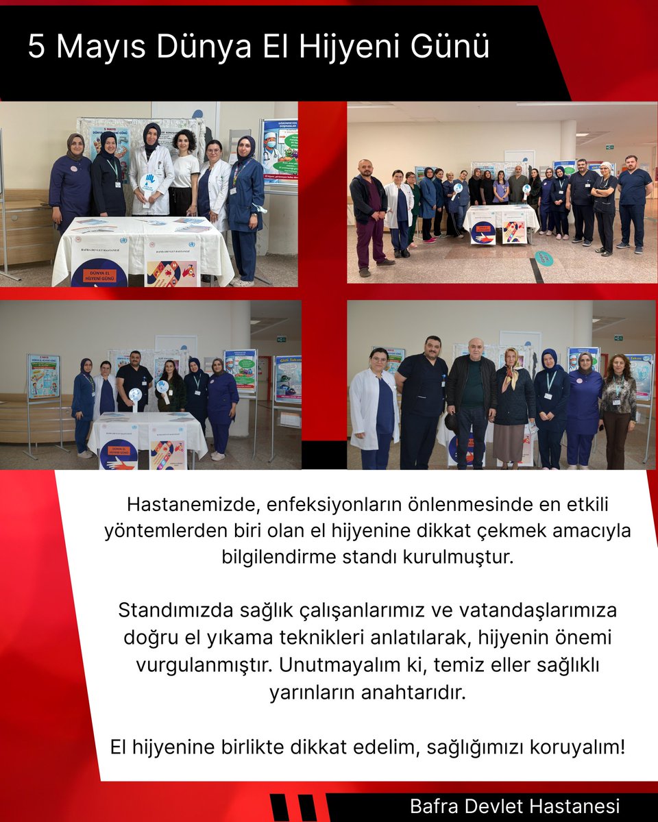 bafra_devlet's tweet photo. Hastanemizde, enfeksiyonların önlenmesinde en etkili yöntemlerden biri olan el hijyenine dikkat çekmek amacıyla bilgilendirme standı kurulmuştur.

@saglikbakanligi 
@sbkhgm 
@halksagligigm 
@samsunilsaglik https://t.co/3H9xyuqBoj