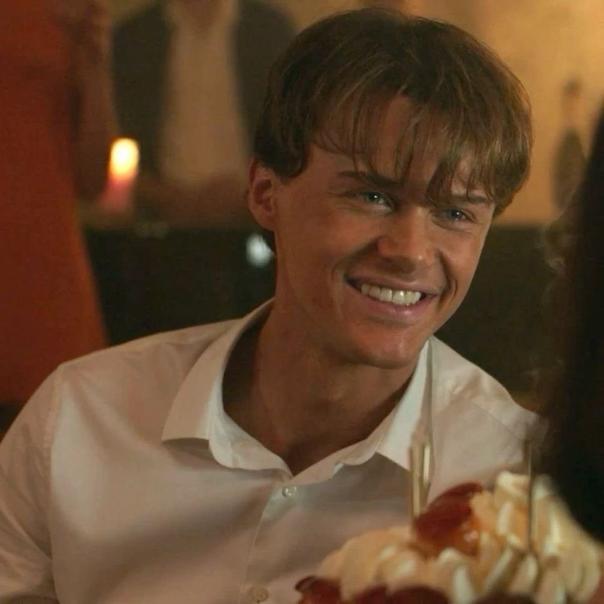 artsyangels's tweet photo. we’re gonna get so much of this smile in the movie #confirmed https://t.co/uHgZBYjwdw