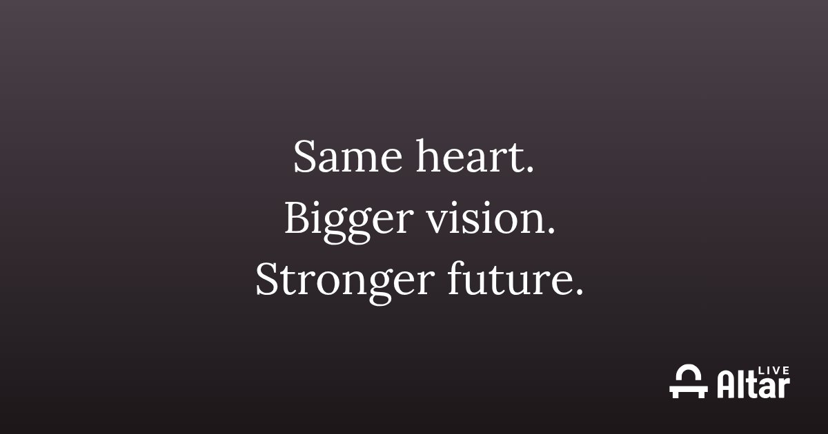 Altarlive_com's tweet photo. JX3 Digital has acquired Altar Live.

Altar Live enters this next chapter with the same heart, a bigger vision, and a stronger future.  JX3 Digital is committed to continuing to build Altar Live to serve churches with excellence.

The mission of Altar Live remains unchanged. https://t.co/4rD220GhTJ