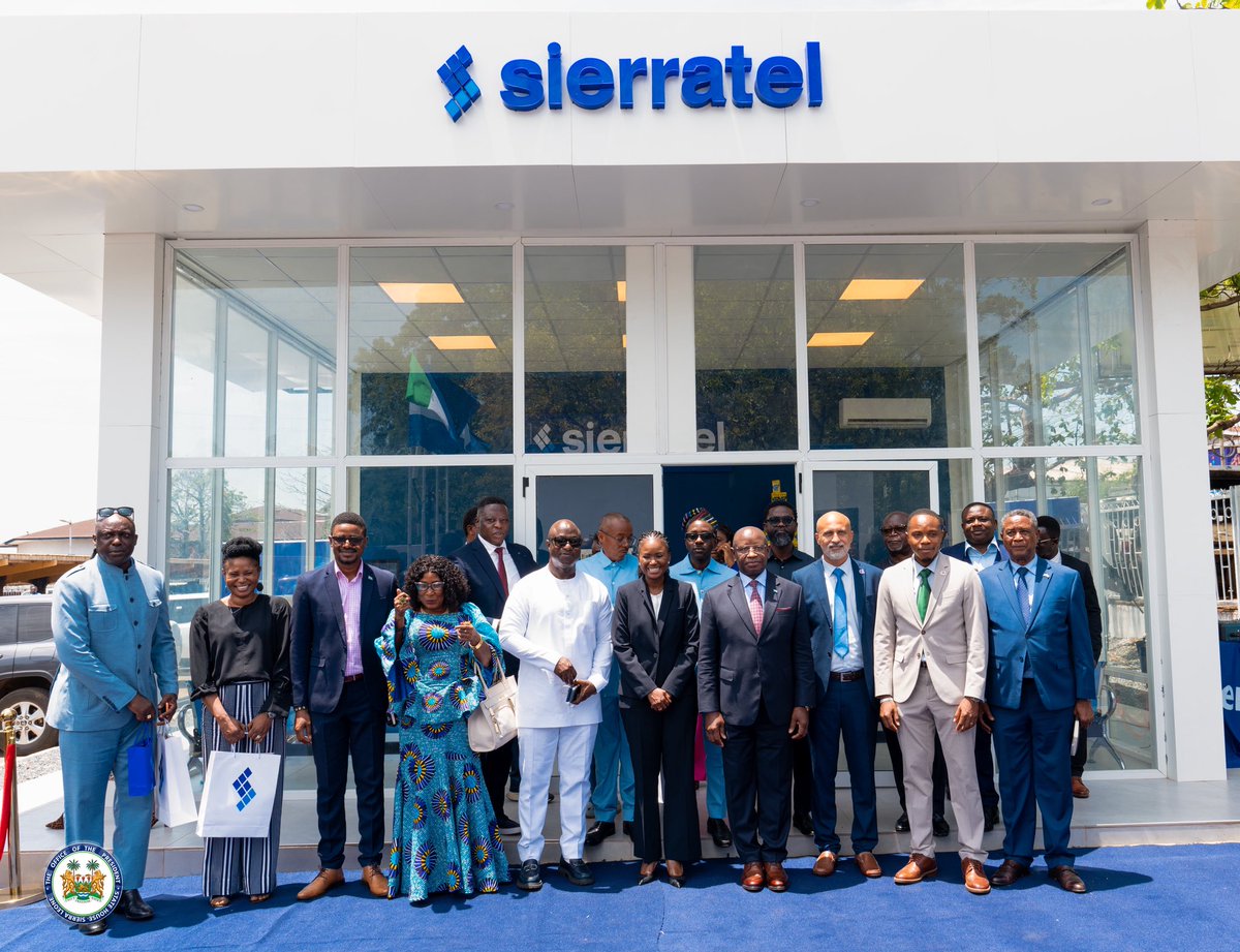 Today, I launched the partnership between Sierratel MVNO and Africell! This collaboration marks a vital step toward revitalizing Sierratel, our nation's former voice and the backbone of telecommunications. 

My government is passionately dedicated to restoring this strategic