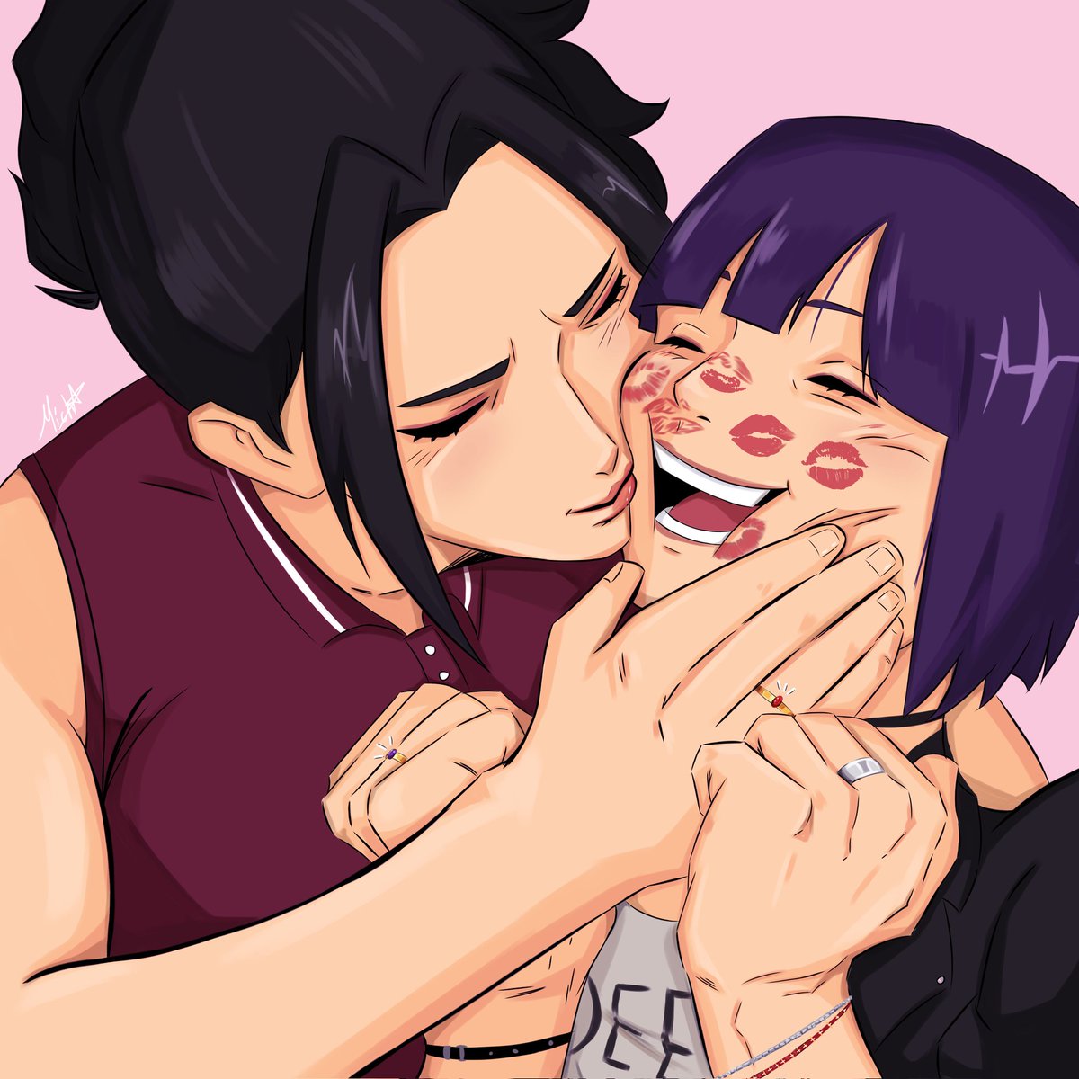 kiss mark 

#momojirou #mmjr
