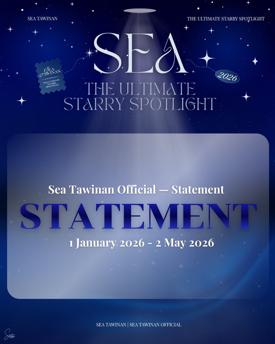 Seatawinan Official🌊 tweet media
