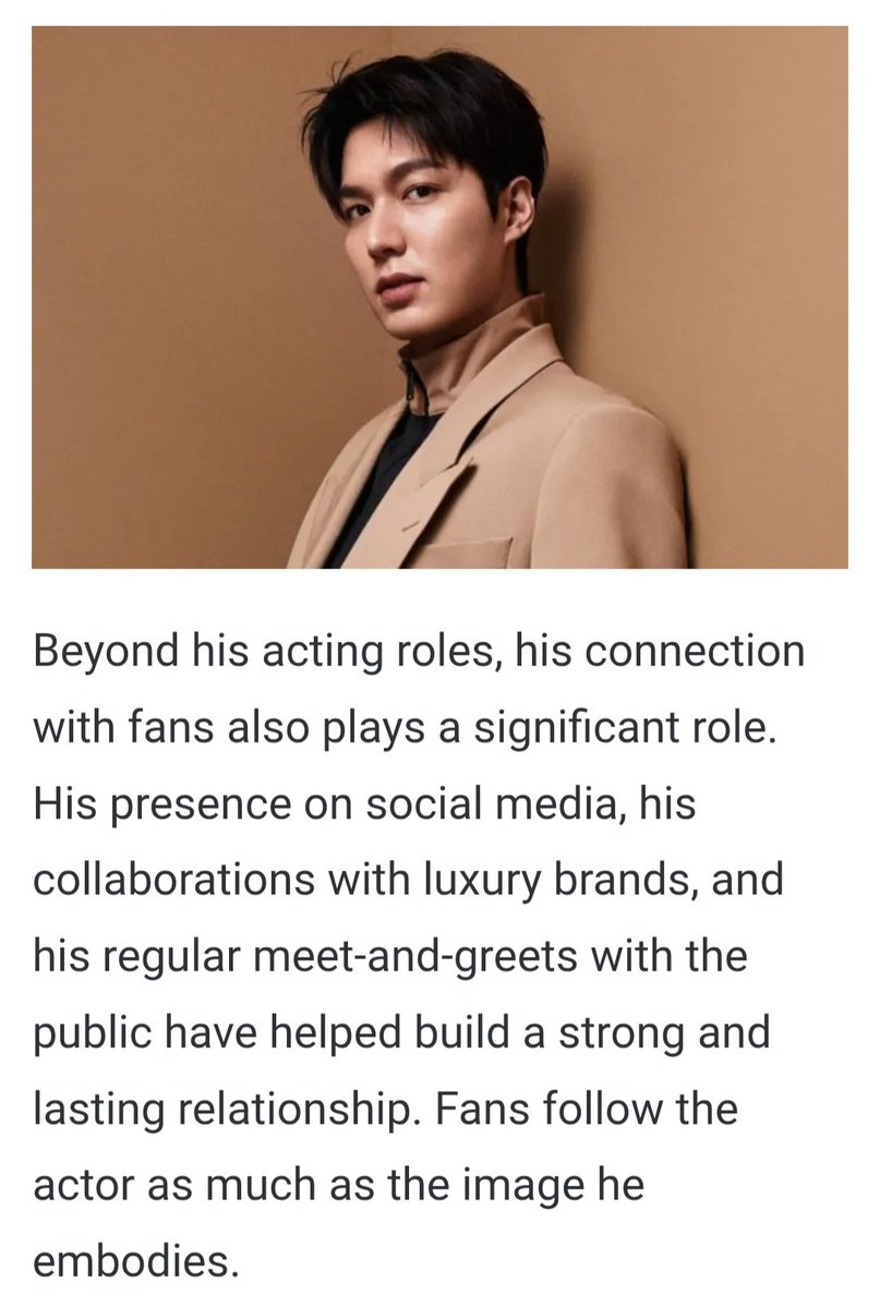 #LeeMinHo remains World's Most Popular Kactor for 13 consec yrs.He's become a true “brand” of Kculture,representing Kindustry on a global scale.This longevity can be explained by his ability to evolve.He's been able to vary his roles&amp;genres,demonstrating d breadth of his acting🖤