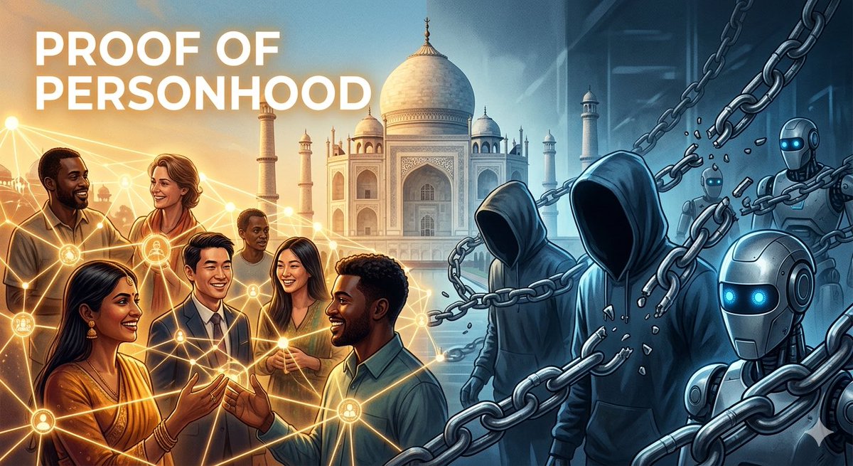 Cryptofreak369's tweet photo. Human-Centric Innovation vs Traditional Chains:

“Most L1s fight for anonymity & compute power. InterLink Taj Mahal Testnet flips the script with Proof of Personhood — real humans as nodes.

No more sybil-heavy airdrops or bot-dominated networks. Verified identities could unlock true mass adoption (targeting 1B+ users).

Legacy chains optimize for capital. InterLink optimizes for humans. Early testnet feels smooth & promising.

Thoughts? 

#InterLink #HumanNetwork #Blockchain #ITL