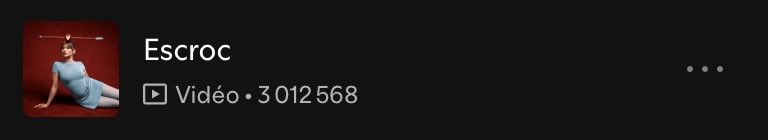 3M de streams pour Escroc 🔥
On arrête pas de stream ce tube !! 
open.spotify.com/track/3yYPNVUF…